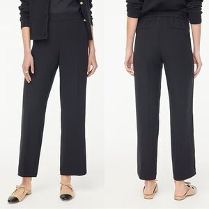 NWT J CREW Factory Petite wide-leg Jamie pant in black